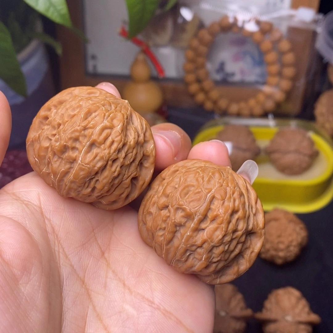 文玩核桃把件38铁锤