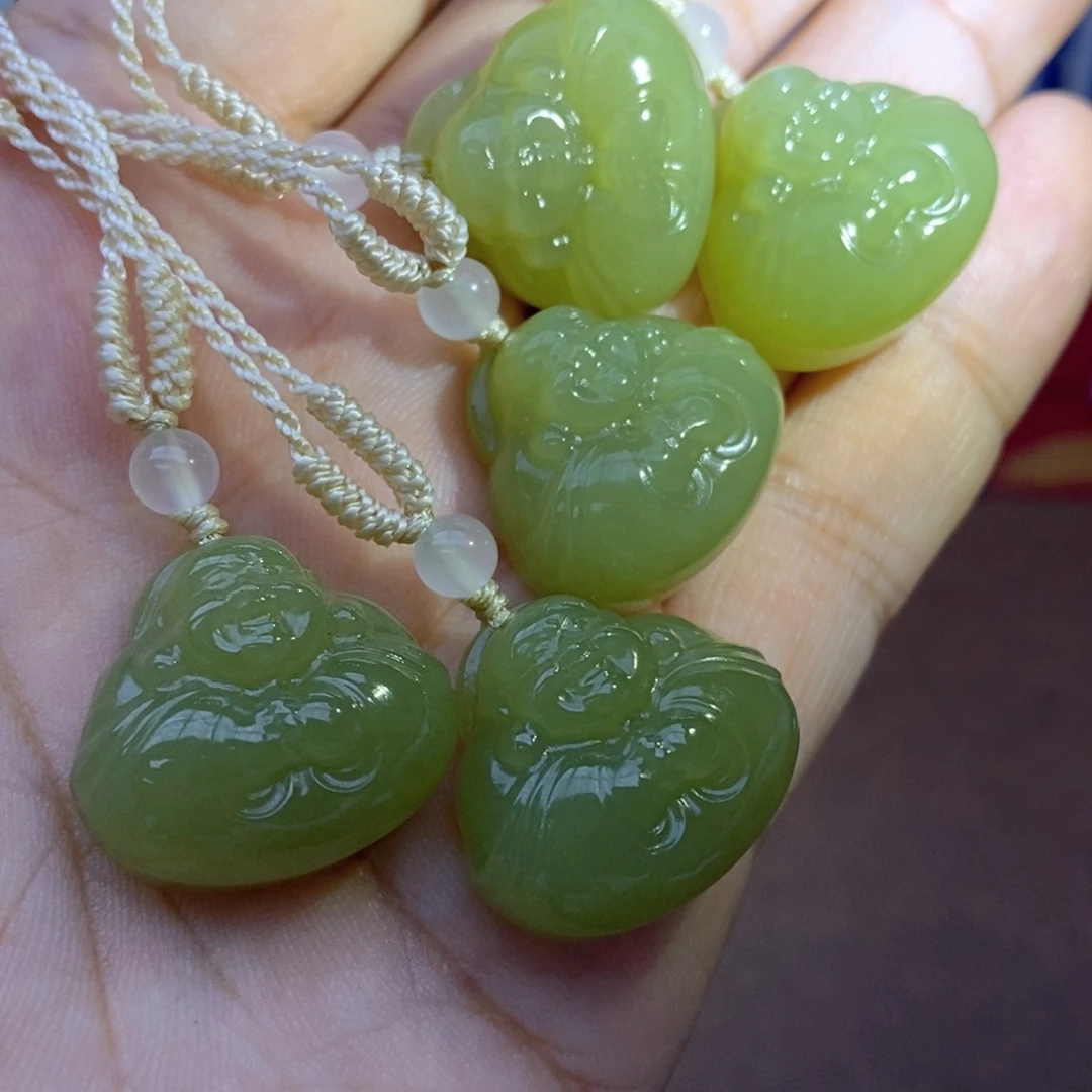 和田玉未镶嵌吊坠(不含链)