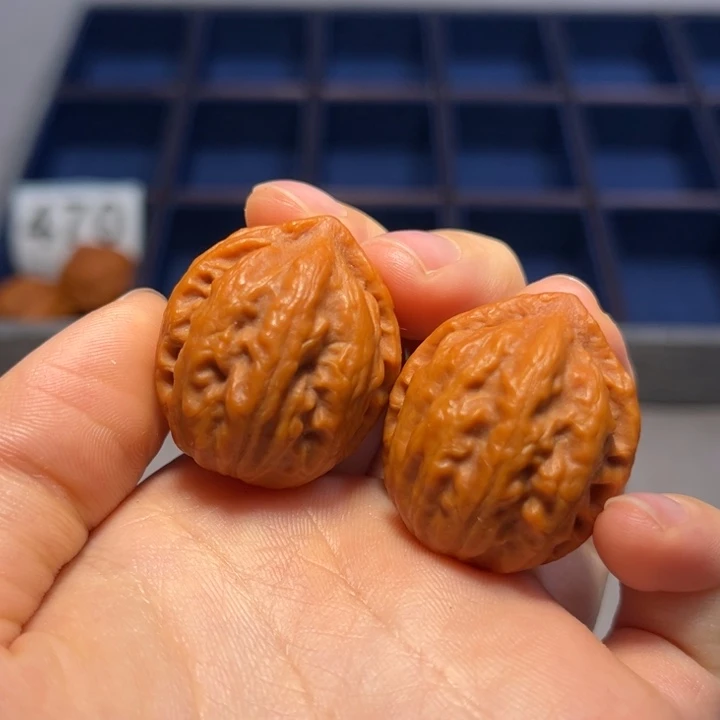 文玩核桃把件八棱471