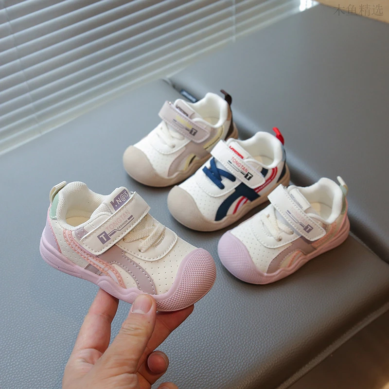 2025新款婴幼儿学步鞋男宝宝鞋秋季皮面婴儿鞋软底防滑女童机能鞋