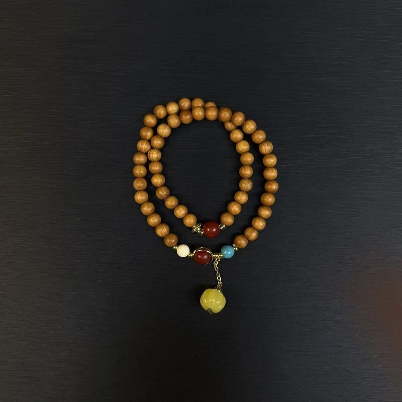 崖柏精选手串A371精品手串(无礼盒)