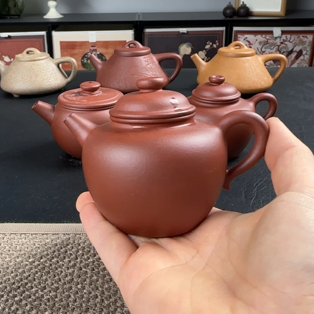 紫砂茶壶微瑕圈纽