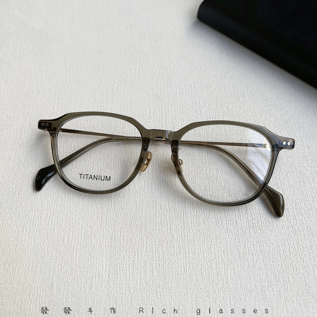 644TS近视眼镜框男可配度数新款复古玳瑁潮流女镜架韩版高智感