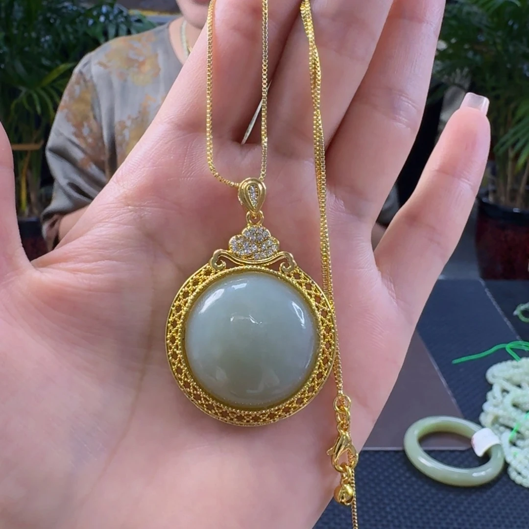 和田玉合金颈饰精品