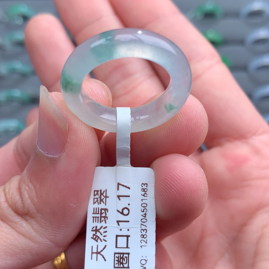翡翠戒指未镶嵌天然