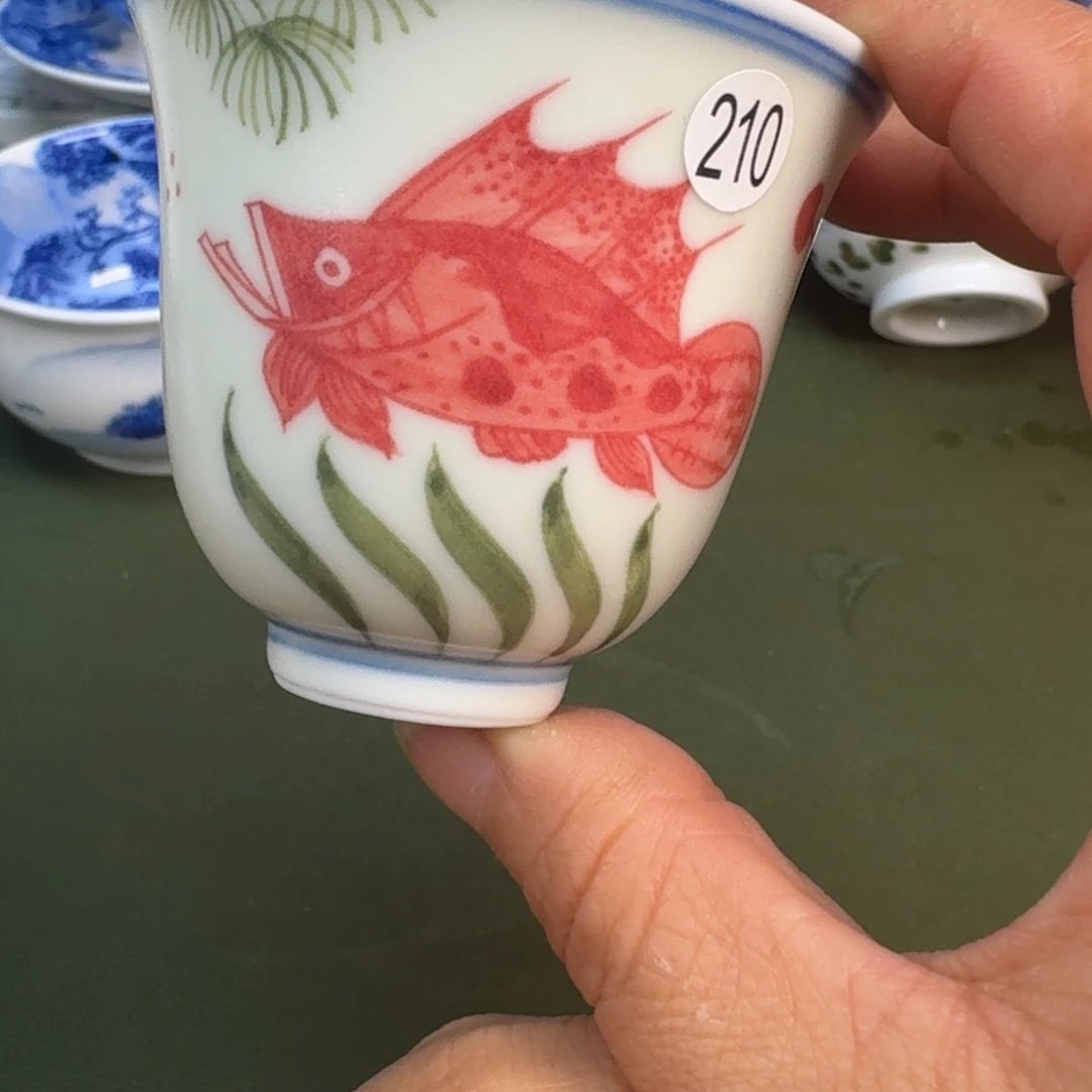 陶瓷景德镇纯手绘茶具圆圆210