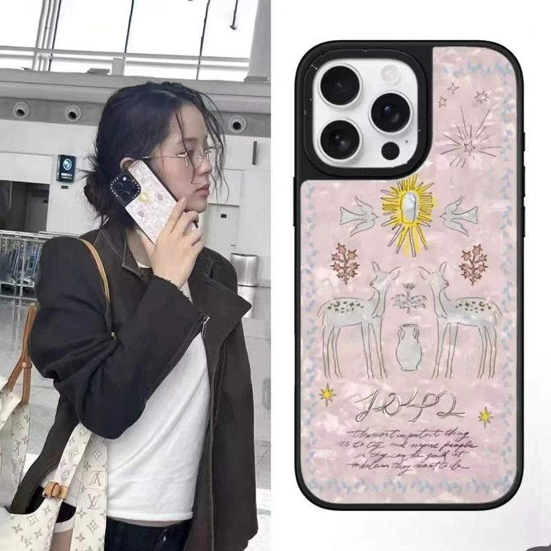 【欧阳娜娜+周雨彤同款】森林秘境潮壳透明情侣创意16promax/手机壳