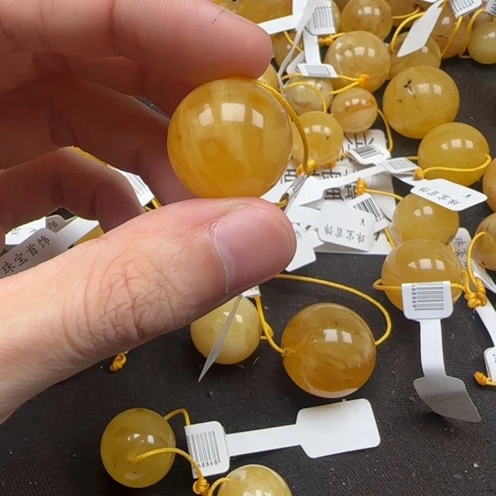 李***少蜜蜡未镶嵌珠宝奇石天然分单341