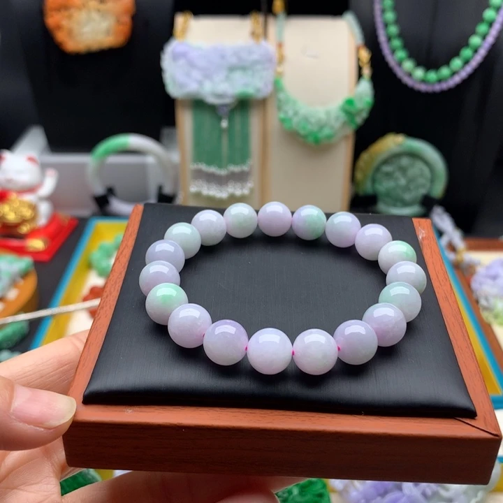 翡翠手链未镶嵌翡翠手串