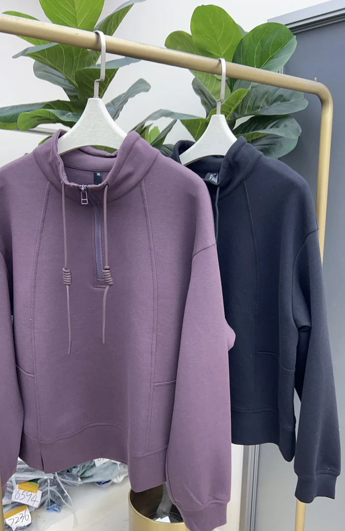 水淼春季空气棉卫衣0069