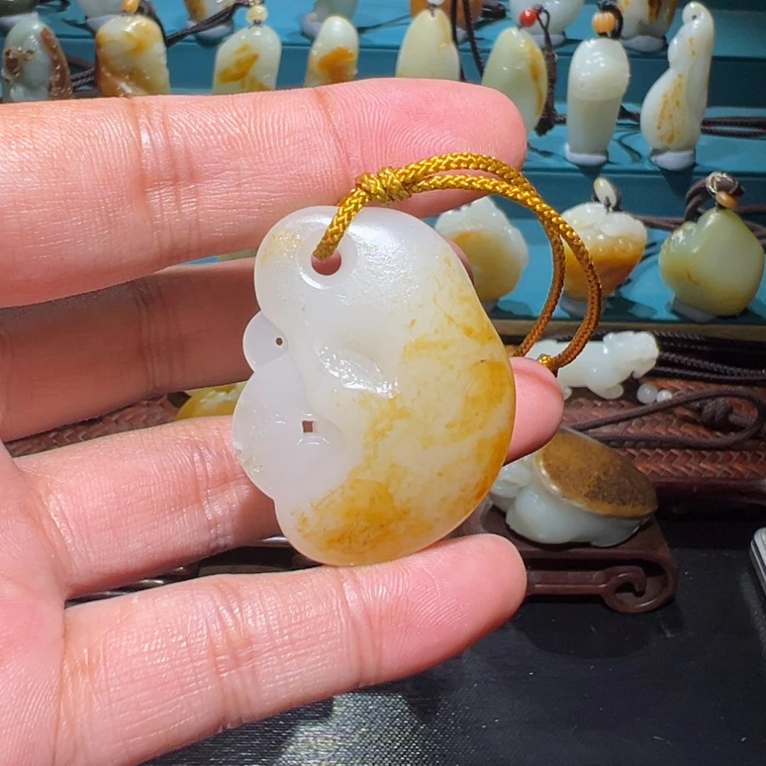 颈饰未镶嵌和田玉（子料）꧁****