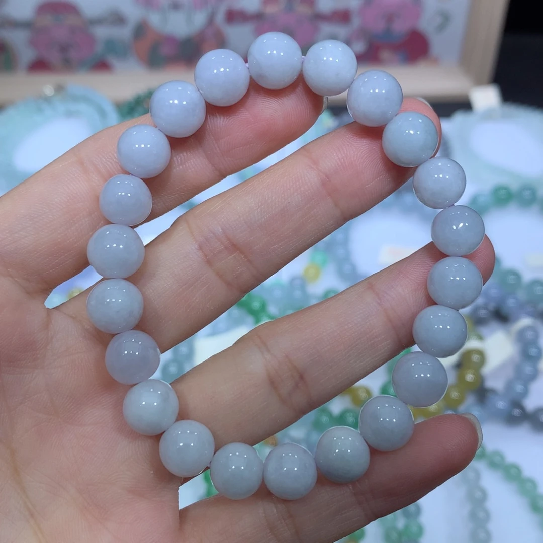 翡翠未镶嵌手链天然