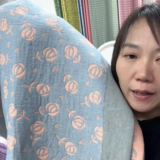 棉棉粉玫瑰床盖2.5