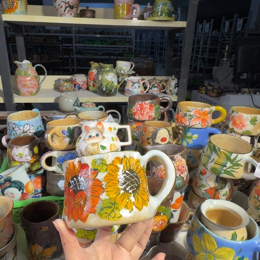 紫砂景德镇手工陶瓷釉下彩正品22