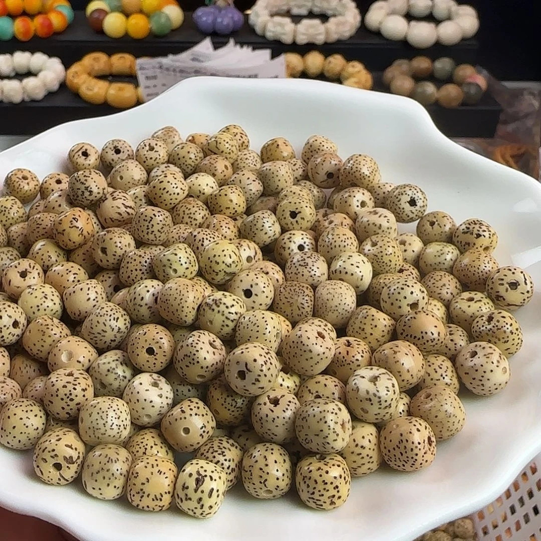 菩提根/象牙果手串微瑕卡10黄籽星月100颗➕20颗