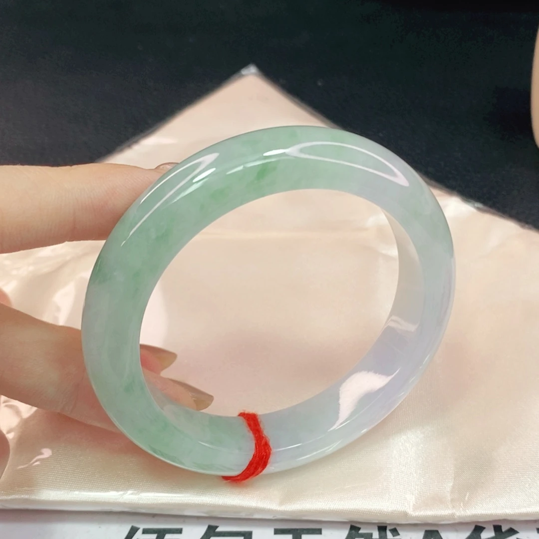 未镶嵌手镯翡翠52.6z正圈
