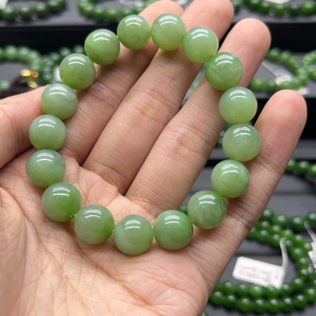 和田玉（碧玉）手链未镶嵌