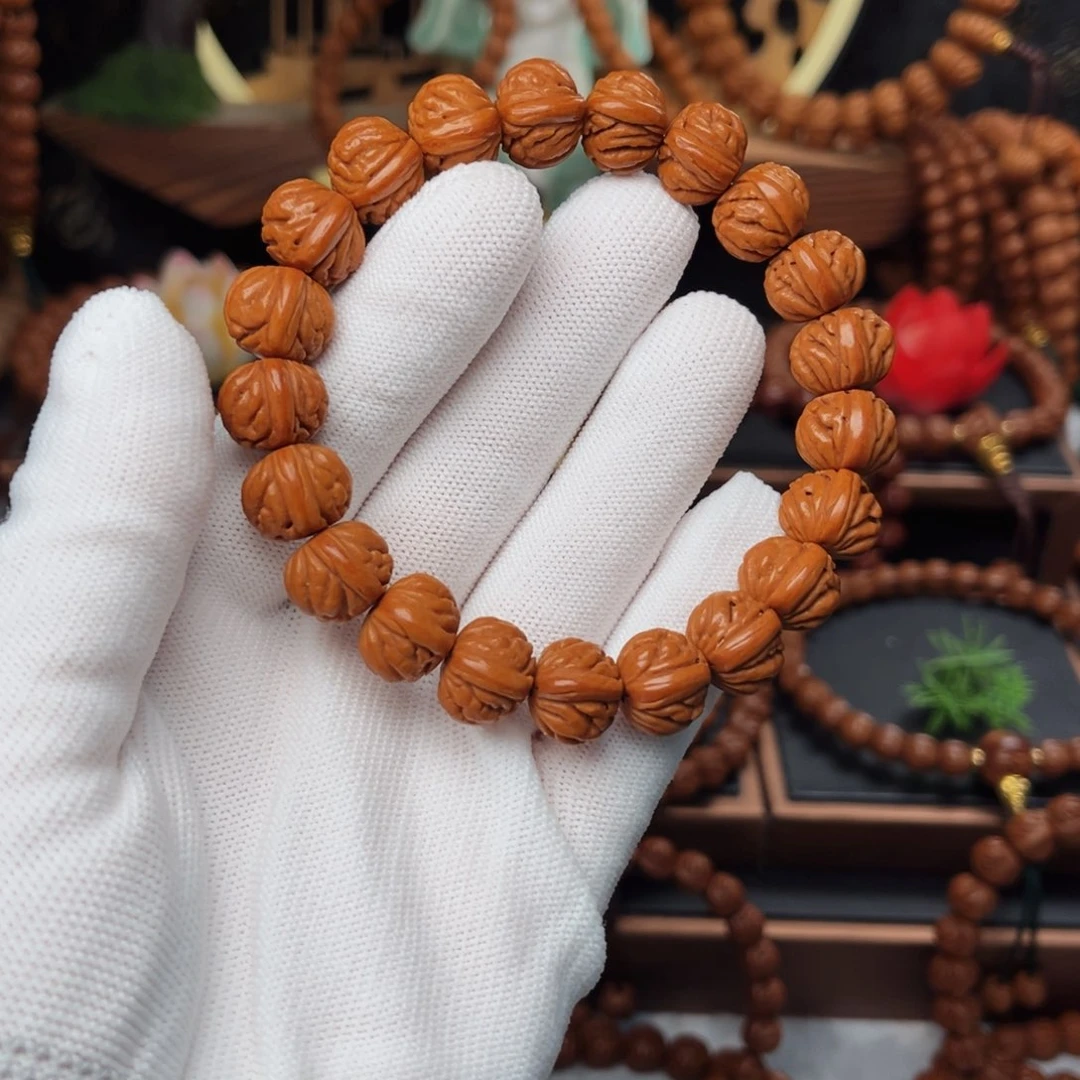 吊坠桃核13火麒麟手串