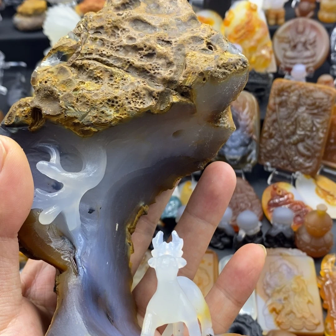 十***里玛瑙/玉髓颈饰未镶嵌