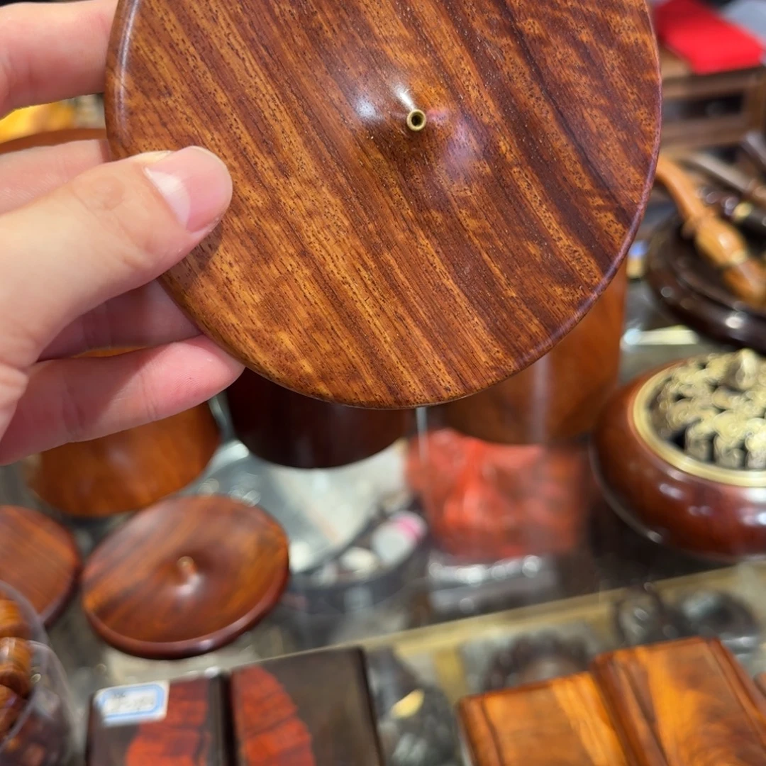 大果紫檀（缅甸花梨）香插12公分