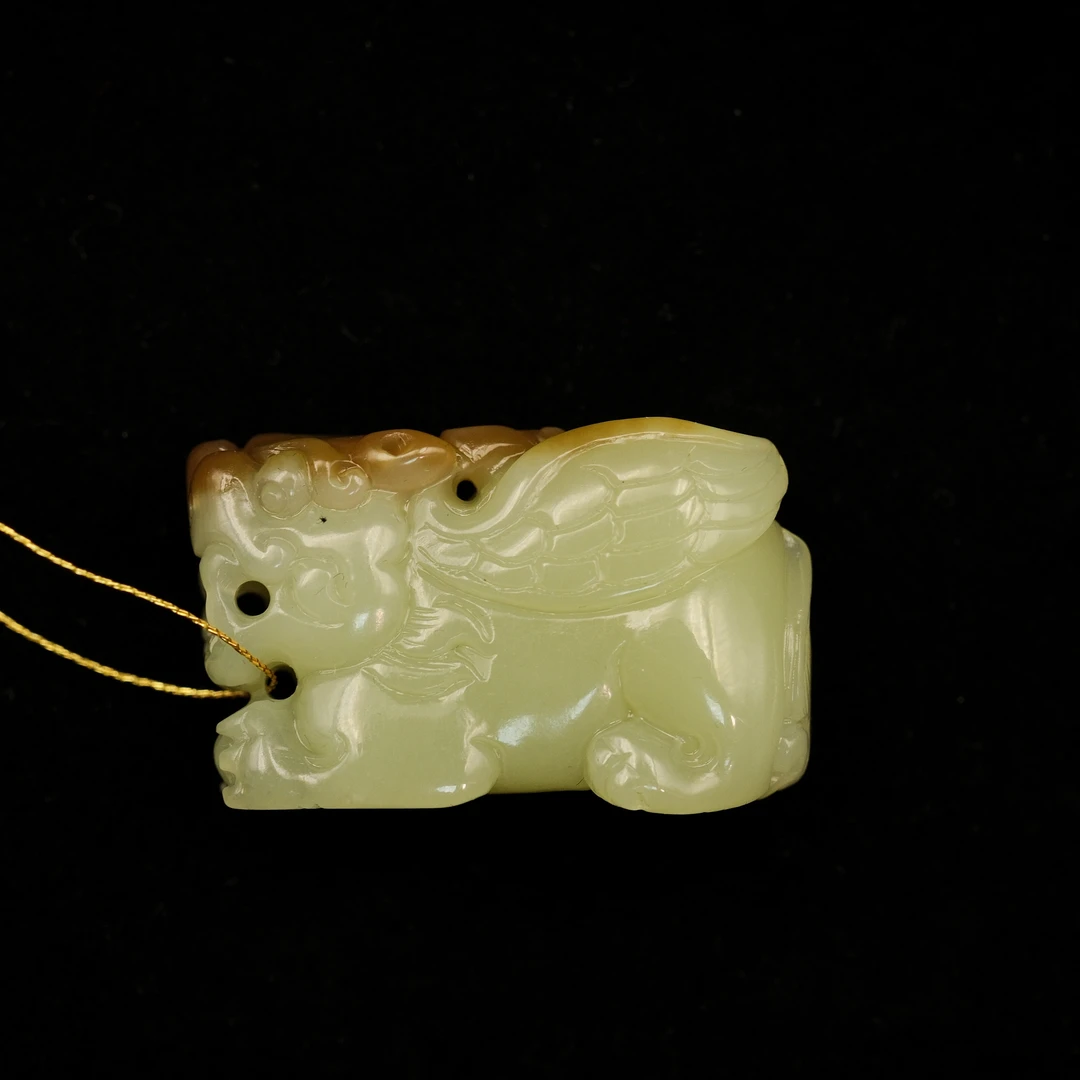 Lot9 和田玉挂件 27.93g/十竹斋拍卖1670118