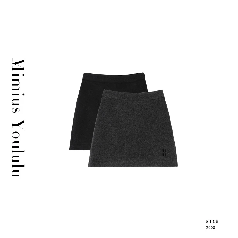 【mimius】&游鹿鹿 MIU系简约高腰显瘦半身裙裤 汉服 F11330