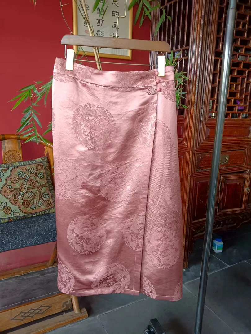 花蕾缎半裙 M4617