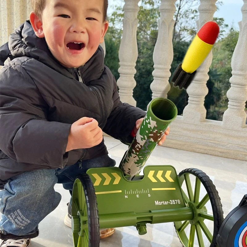 迫击炮玩具意大利炮绝地拍追击萝卜大炮火箭榴弹炮导弹发射车模型
