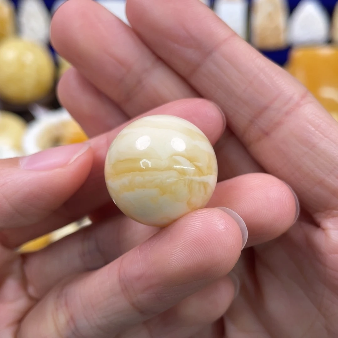 蜜蜡裸石未镶嵌琥珀蜜蜡珠子卡21.5mm