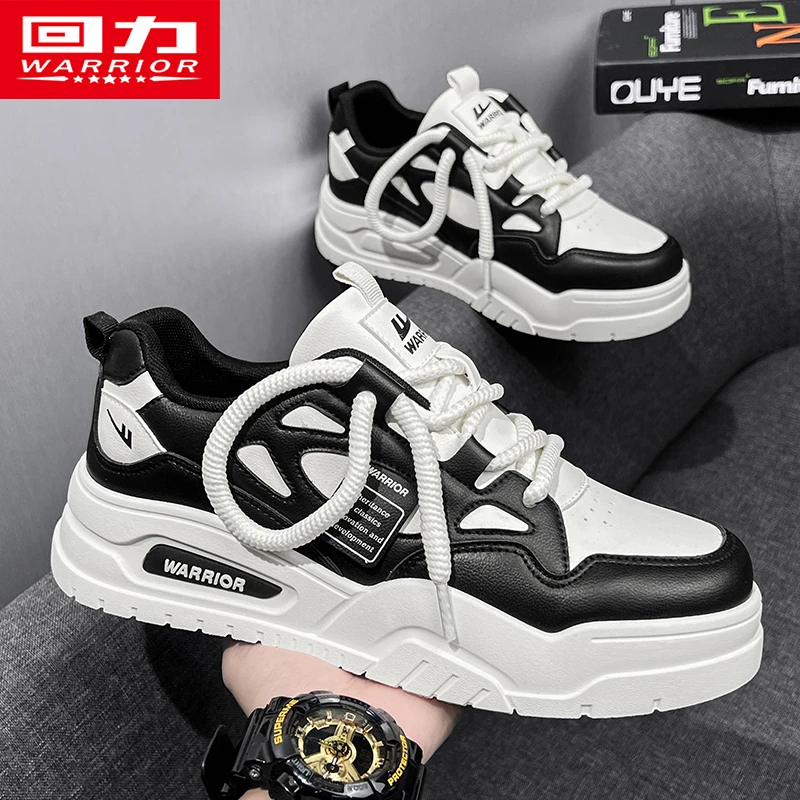 回力男鞋空军小白鞋2025冬季新款男士百搭增高潮鞋休闲板鞋子男款