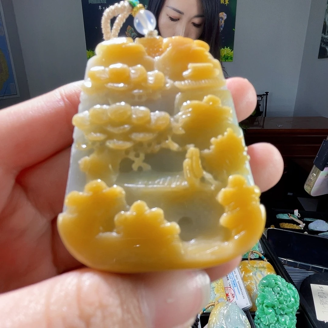 颈饰未镶嵌翡翠翡翠