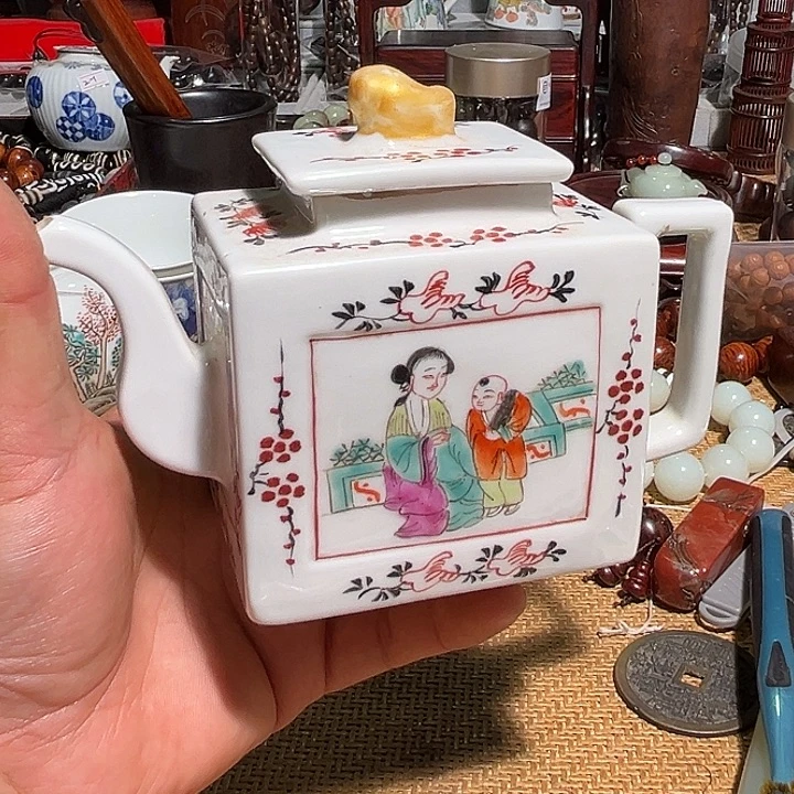 瓷片紫砂壶紫砂壶
