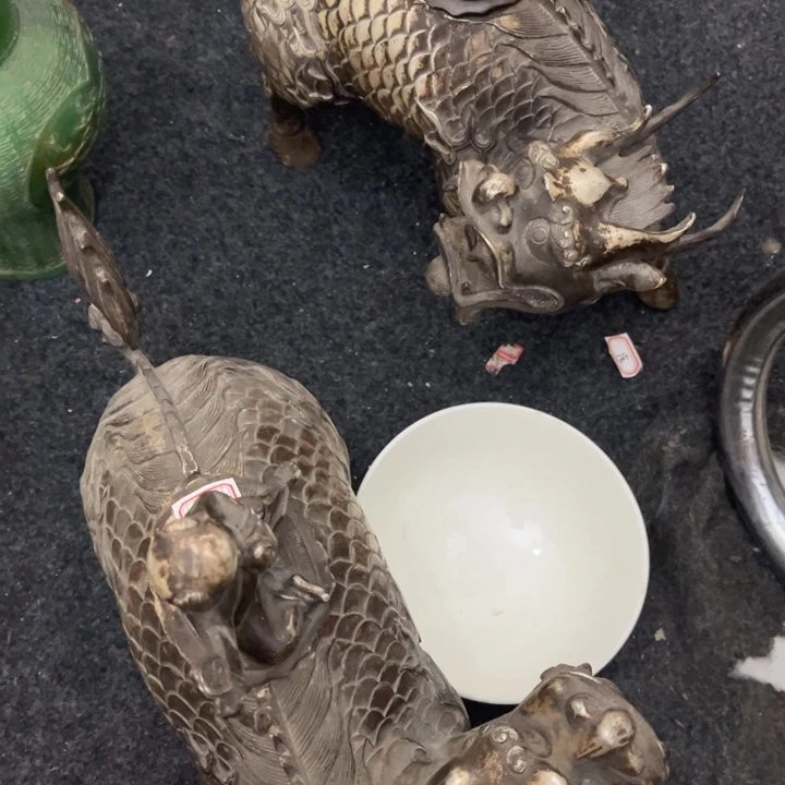 摆件老*瓷器和陶瓷的
