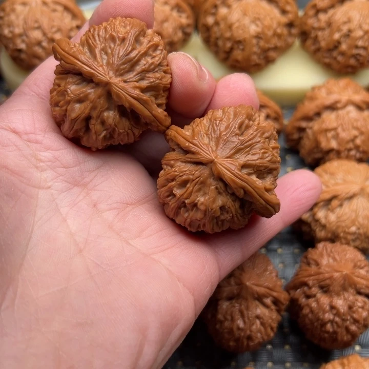 吊坠文玩核桃白狮子41