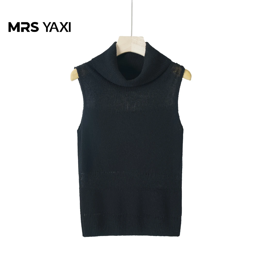 Mrsyaxi轻奢气质镂空荡领时髦背心YX5070908