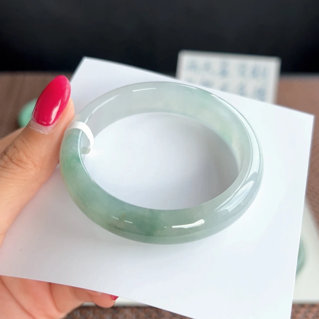 翡翠未镶嵌手镯28号 52.2