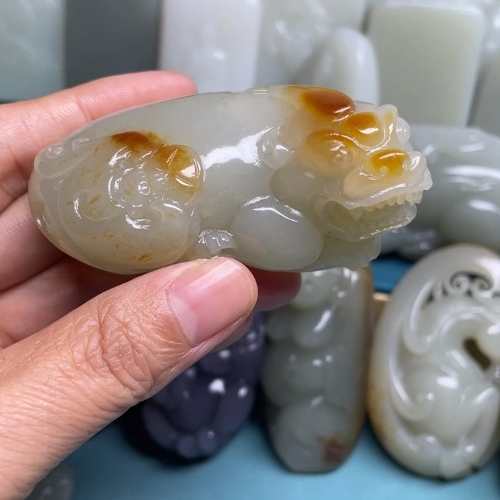 颈饰未镶嵌和田玉王*大