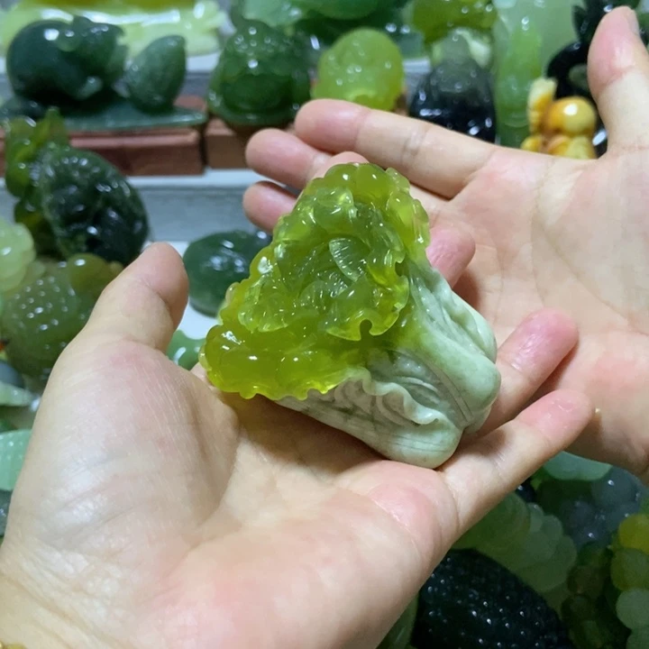 【闪购商品】蛇纹石玉未镶嵌把件如*.