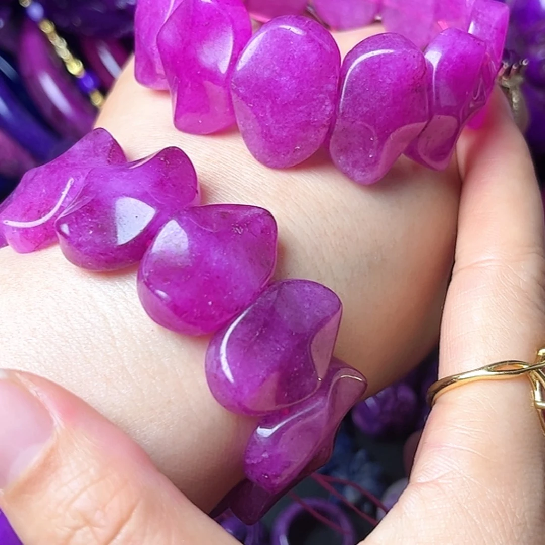 【闪购商品】琉璃DIY舒具石老坑料凝胶玉华叶子手牌卡25