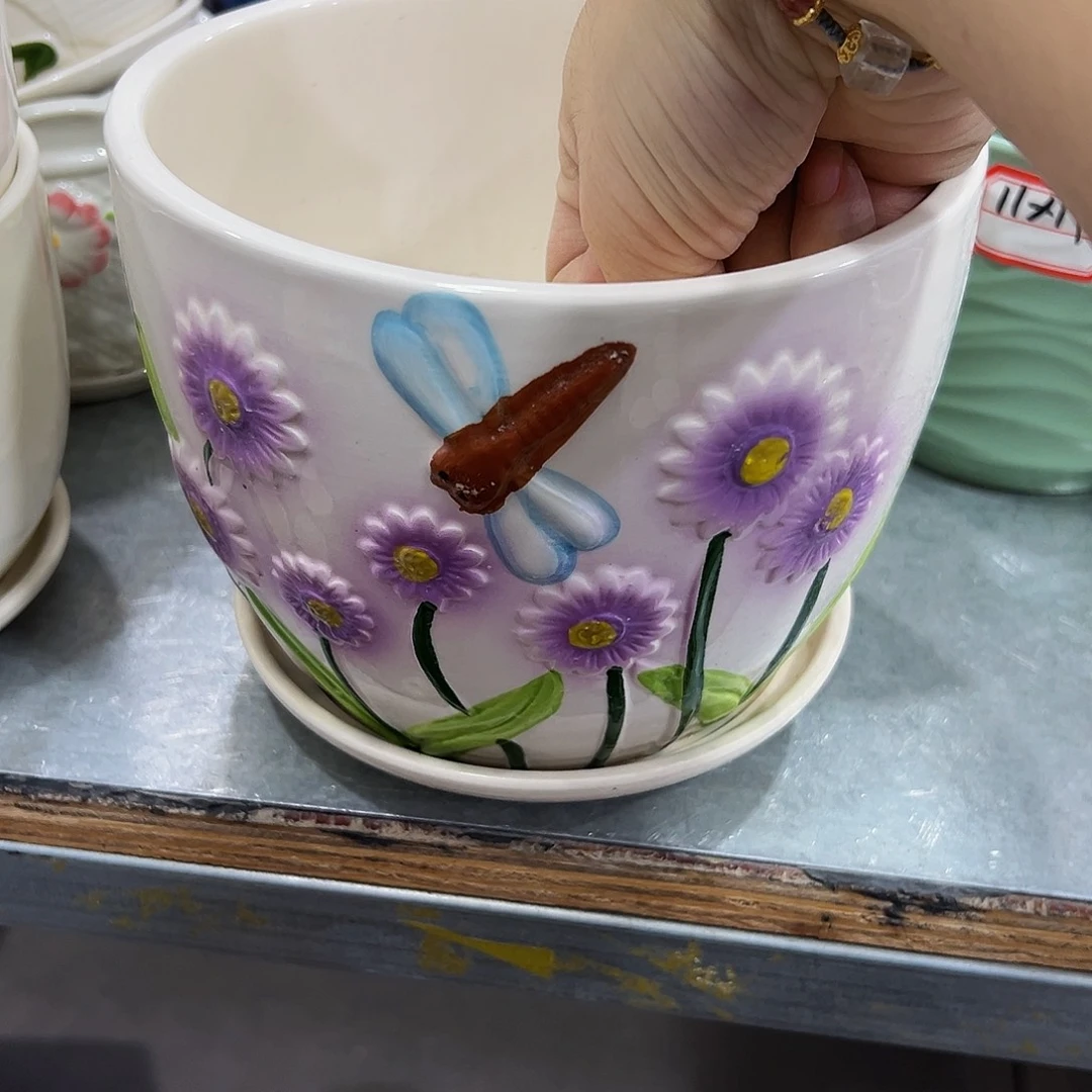 绿植多肉陶瓷花盆