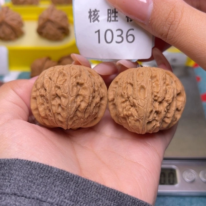 把件文玩核桃乾隆磨38.1036