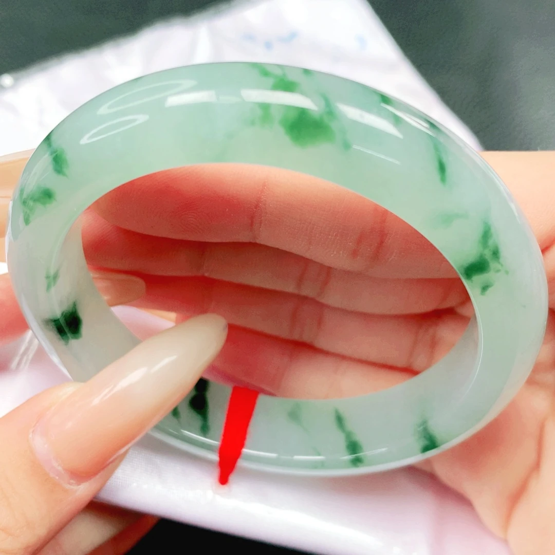 翡翠未镶嵌手镯55