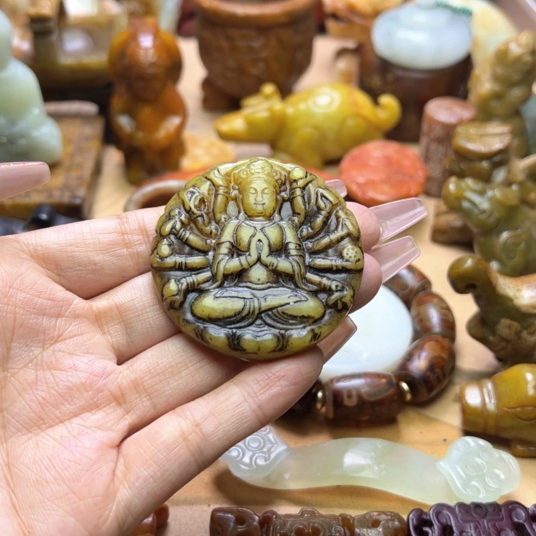【闪购商品】蛇纹石玉颈饰未镶嵌