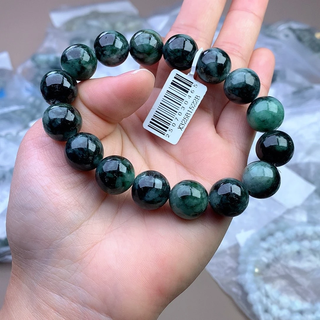 未镶嵌手串定制翡翠