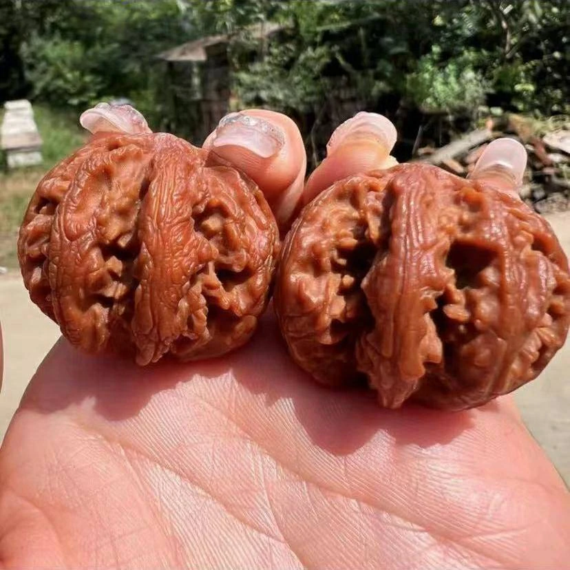 【玉玺八棱】秦岭野生文玩核桃精选配对