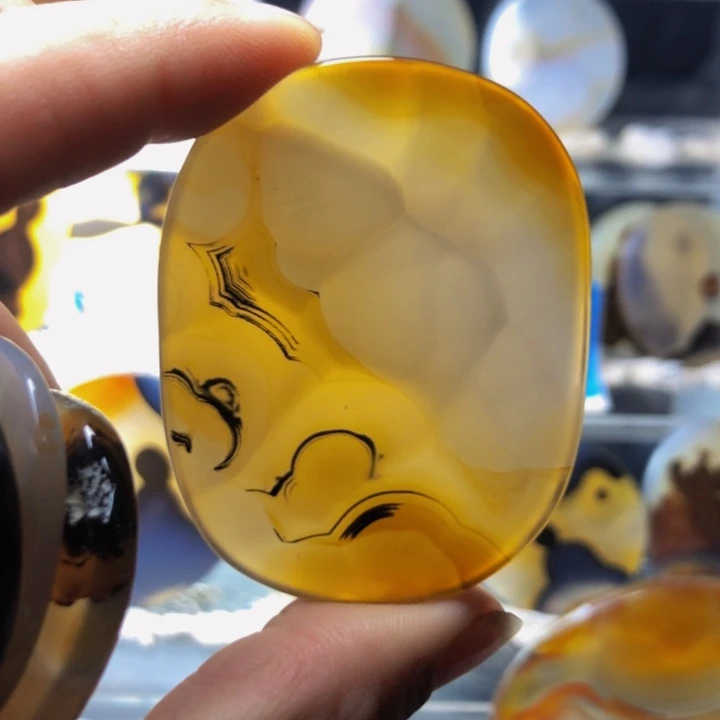 合金玛瑙/玉髓珠宝奇石46