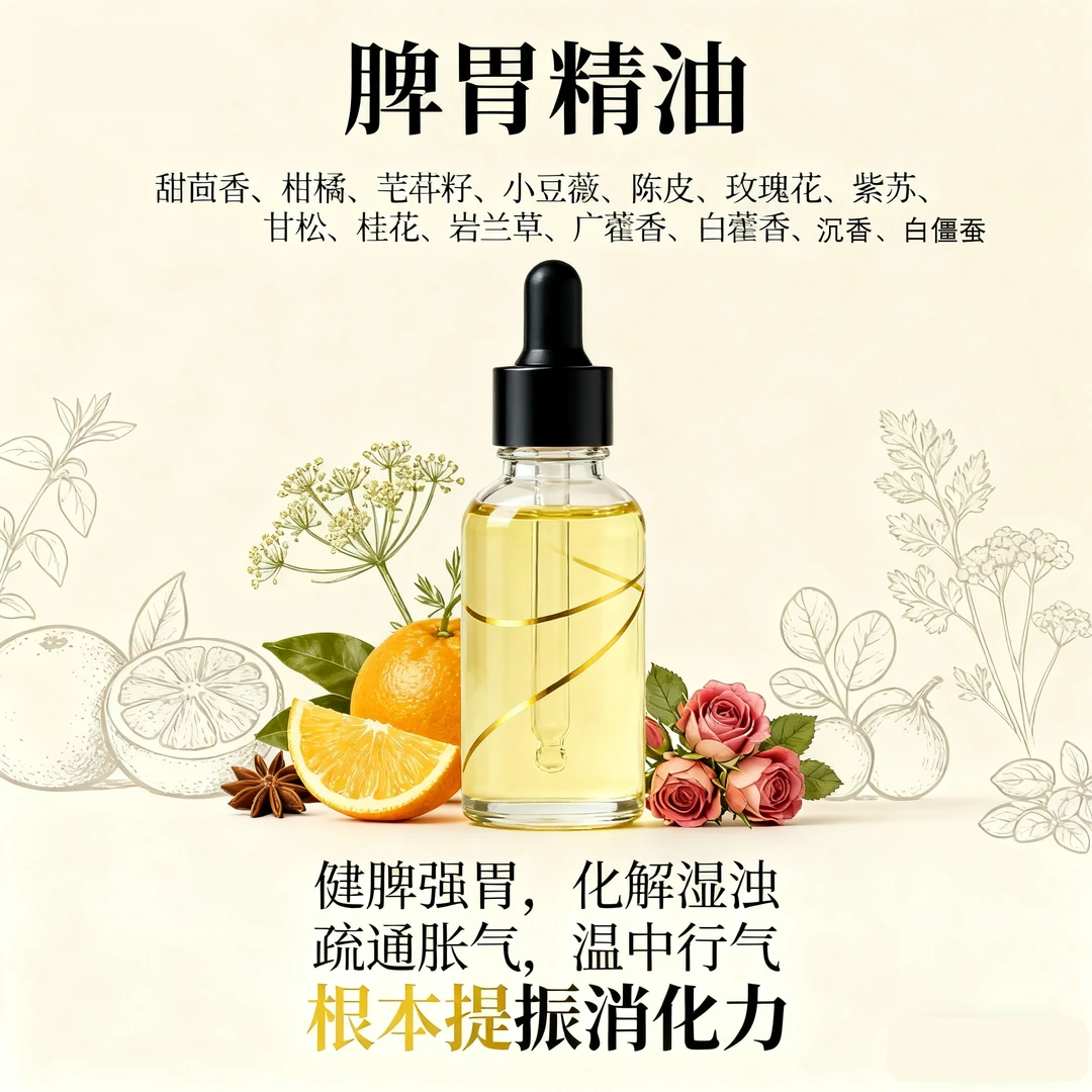 白僵蚕沉香脾wei油合方单方500ml