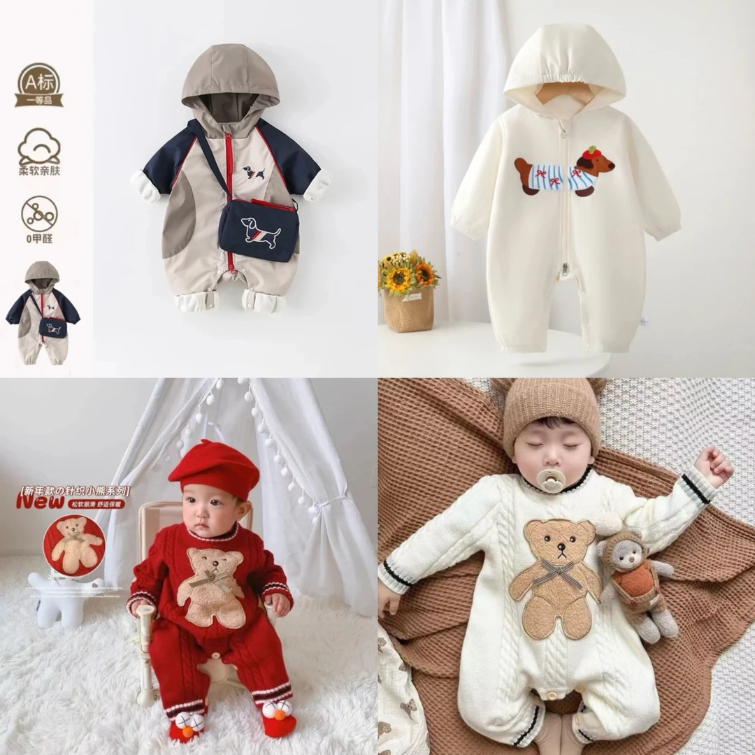 269直播间链接/卡通宝宝婴幼儿保暖秋季新款外出爬服柔软舒适