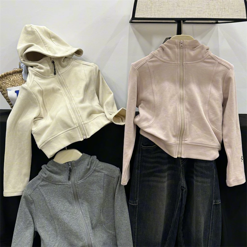 现货Leomama【慕斯卫衣】女童连帽卫衣外套女大童秋季休闲运动上衣