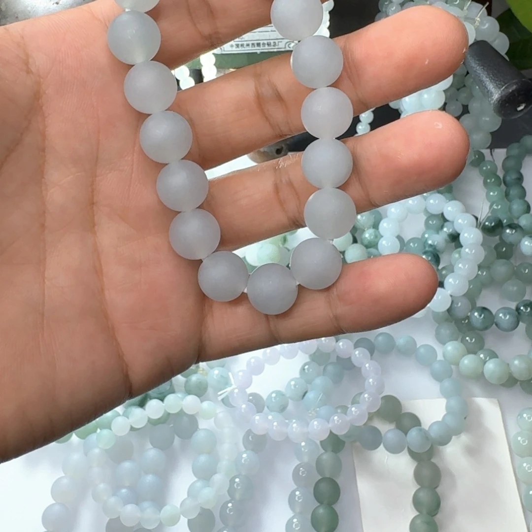 定制翡翠未镶嵌魔***果卡12毛货抛光